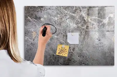 Magnetisk skrivetavle med marmormønster