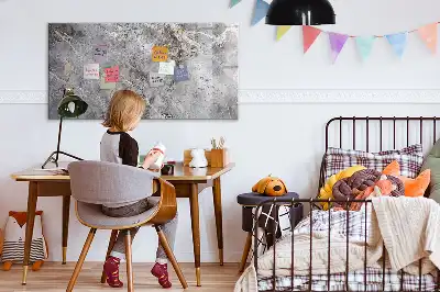 Magnetisk skrivetavle med marmormønster