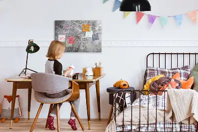 Magnetisk skrivetavle med marmormønster