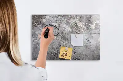 Magnetisk skrivetavle med marmormønster