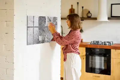 Magnetisk skrivetavle med marmormønster