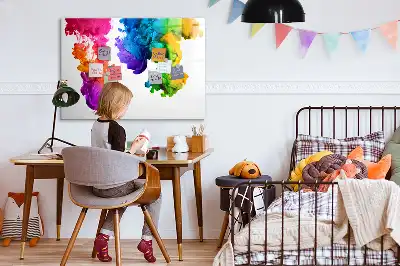 Tavle til at tegne magnetisk Farveregnbue