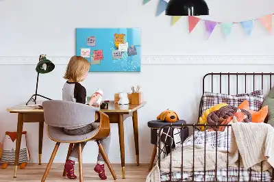 Magnetisk skrivetavle med motiv af en pære