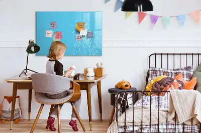 Magnetisk skrivetavle med motiv af en pære