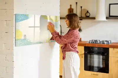 Magnetisk tegnetavle med dekoreret ramme