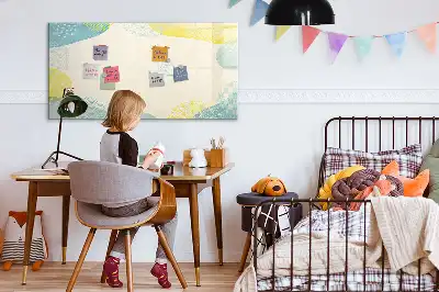 Magnetisk tegnetavle med dekoreret ramme