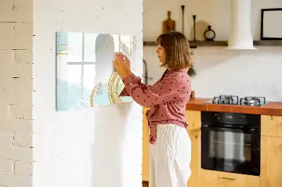 Magnetisk tegnetavle med dekorativt mønster