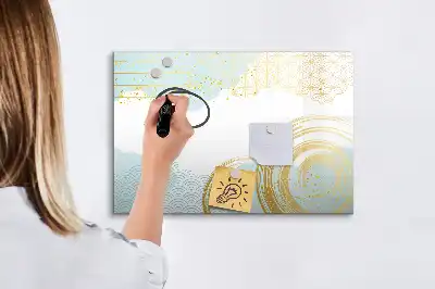 Magnetisk tegnetavle med dekorativt mønster