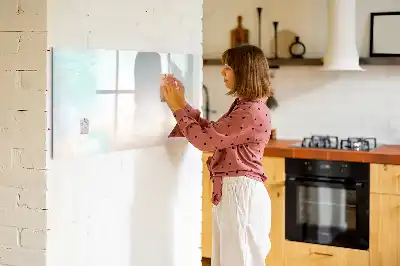 Magnetisk skrivetavle i akvarelmarmor