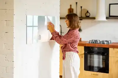 Magnetisk skrivetavle i akvarelmarmor