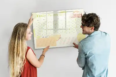 Magnetisk skrivetavle Familieplanner