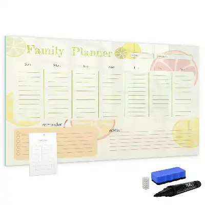 Magnetisk skrivetavle Familieplanner