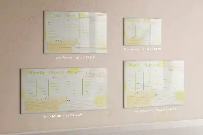 Magnetisk skrivetavle Familieplanner
