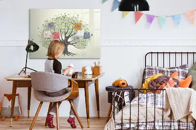 Magnetisk tegnetavle motiv af naturens store træ