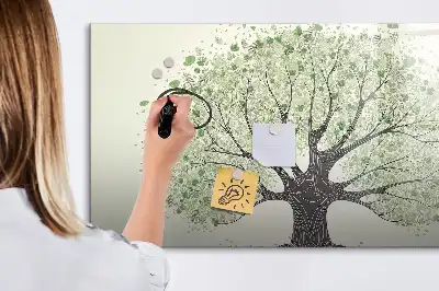 Magnetisk tegnetavle motiv af naturens store træ