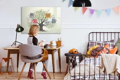 Magnetisk tegnetavle motiv af naturens store træ
