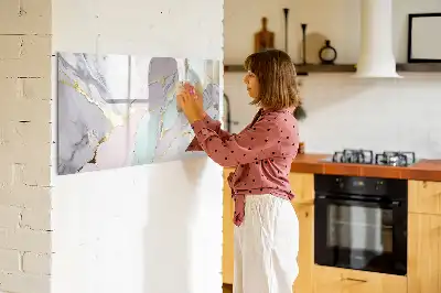 Magnetisk tegnetavle med marmormønster