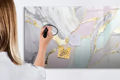 Magnetisk tegnetavle med marmormønster