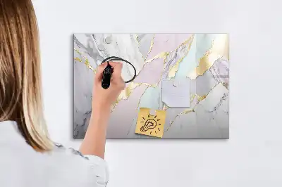 Magnetisk tegnetavle med marmormønster