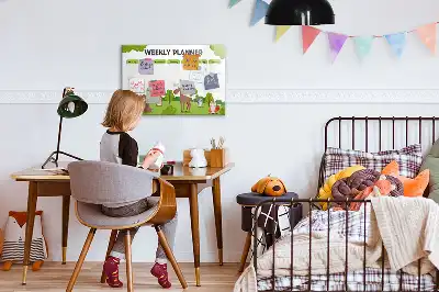Magnetisk skrivetavle skoleskema