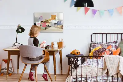 Magnetisk skrivetavle med bjergabstraktion
