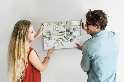 Magnetisk tegnetavle naturfarvet
