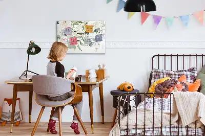 Magnetisk tegnetavle naturfarvet