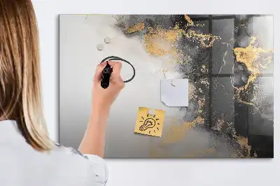Magnetisk skrivetavle i marmor-design
