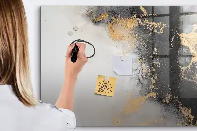 Magnetisk skrivetavle i marmor-design