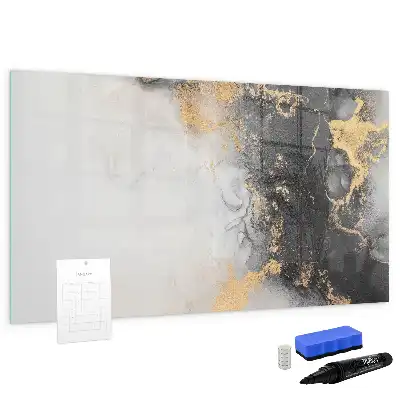 Magnetisk skrivetavle i marmor-design