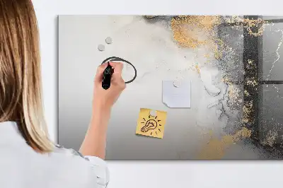 Magnetisk skrivetavle i marmor-design