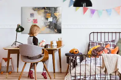 Magnetisk skrivetavle i marmor-design