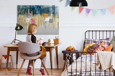 Magnetisk skrivetavle med dekorativt mønster