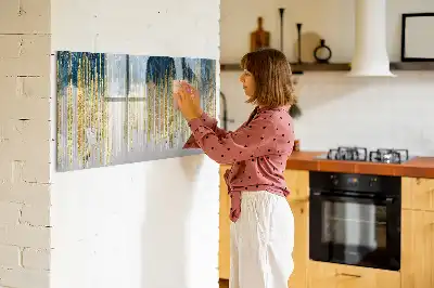 Magnetisk skrivetavle med dekorativt mønster