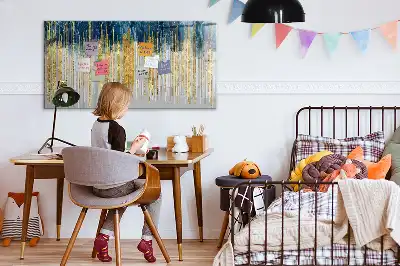Magnetisk skrivetavle med dekorativt mønster