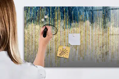 Magnetisk skrivetavle med dekorativt mønster