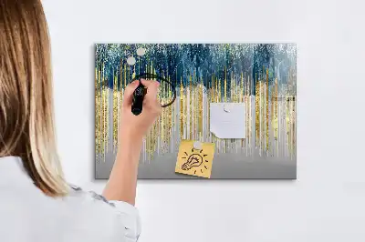 Magnetisk skrivetavle med dekorativt mønster