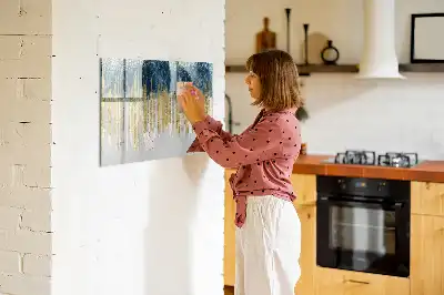 Magnetisk skrivetavle med dekorativt mønster