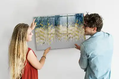 Magnetisk skrivetavle med dekorativt mønster