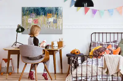 Magnetisk skrivetavle med dekorativt mønster