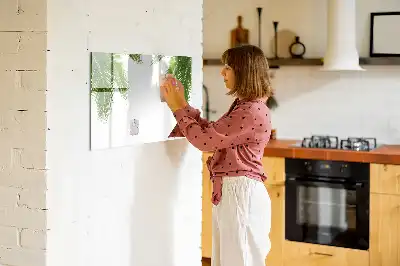 Magnetisk tegnetavle med motiv af palmeblade