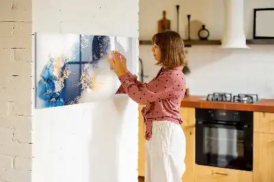 Magnetisk tegnetavle med marmormønster