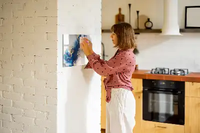 Magnetisk tegnetavle med marmormønster