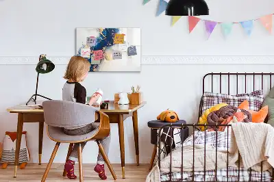 Magnetisk tegnetavle med marmormønster