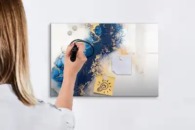 Magnetisk tegnetavle med marmormønster
