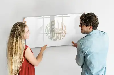 Magnetisk tegnetavle med tekst Hej sommer