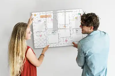 Magnetisk skrivetavle med ugeskema