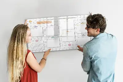 Magnetisk skrivetavle med ugeskema