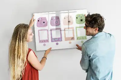 Magnetisk skrivetavle kamerasæt