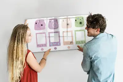 Magnetisk skrivetavle kamerasæt
